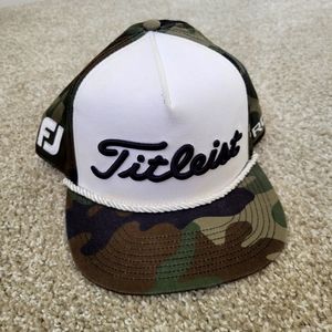 Titleist Tour Rope Hat Flat Bill